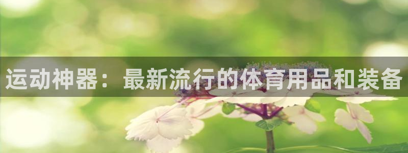 凯捷体育招商电话地址：运动神器：最新流行的体育用品和