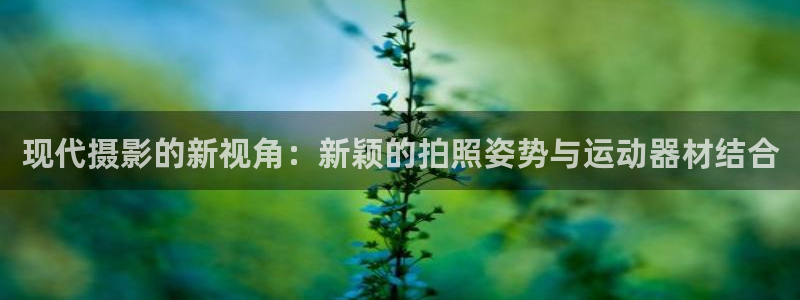 凯捷体育平台注册流程图：现代摄影的新视角：新颖的拍照姿势与运